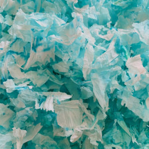 Blue Paper Bedding